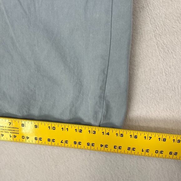 ee:some Capris Womens L Cotton Light Blue Culottes Wide Leg Elastic Waist - Picture 9 of 9